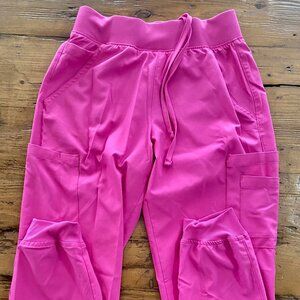 Easy Stretch by Butter Soft Jogger Scrub pants - Glam Pink